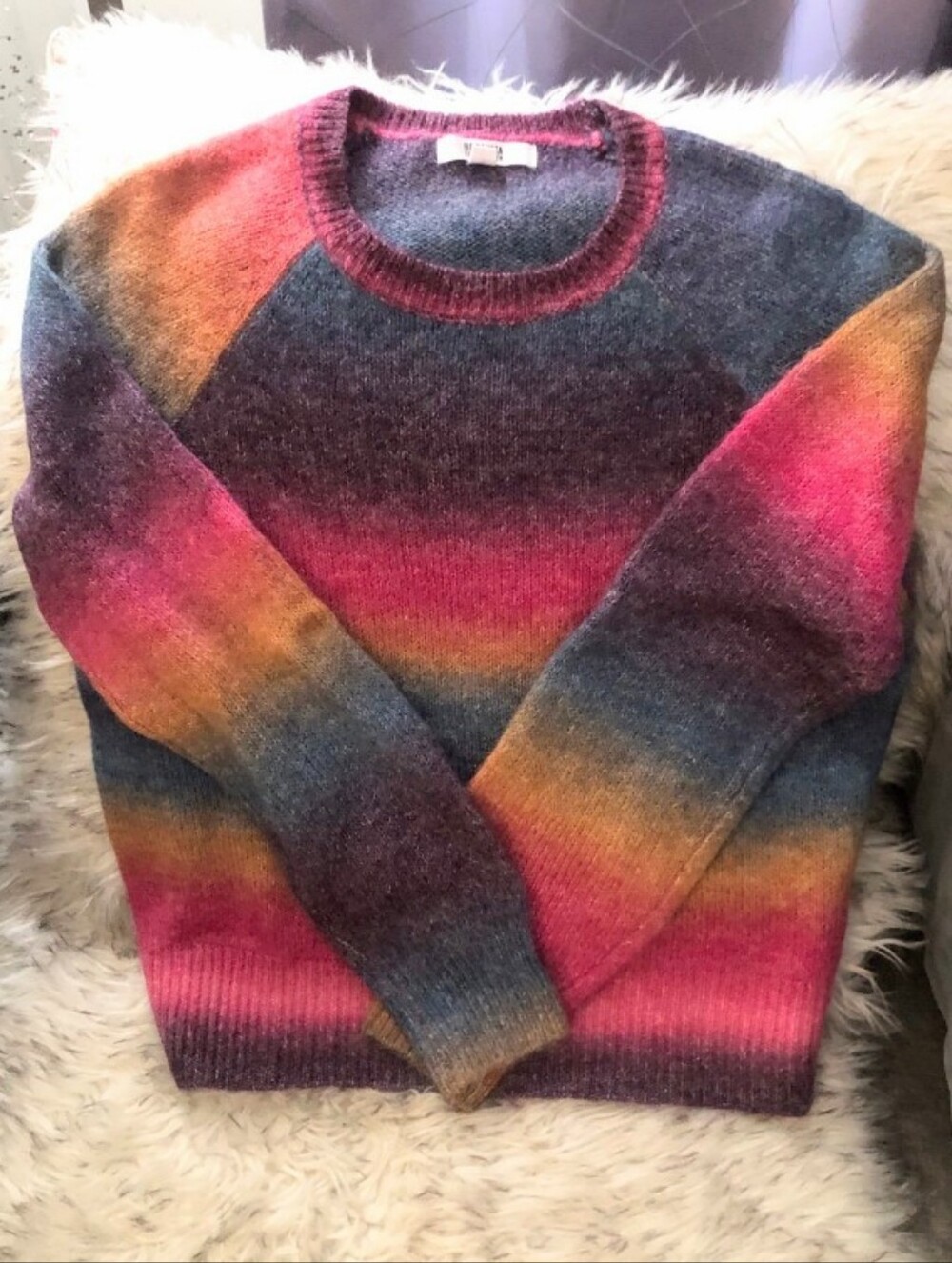 BB Dakota Ombre Knit Steve Madden Multi Sweater NWOT